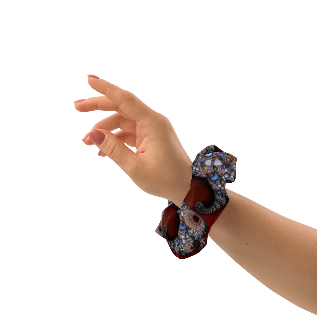 Scrunchie With Fascinating Fractal Design