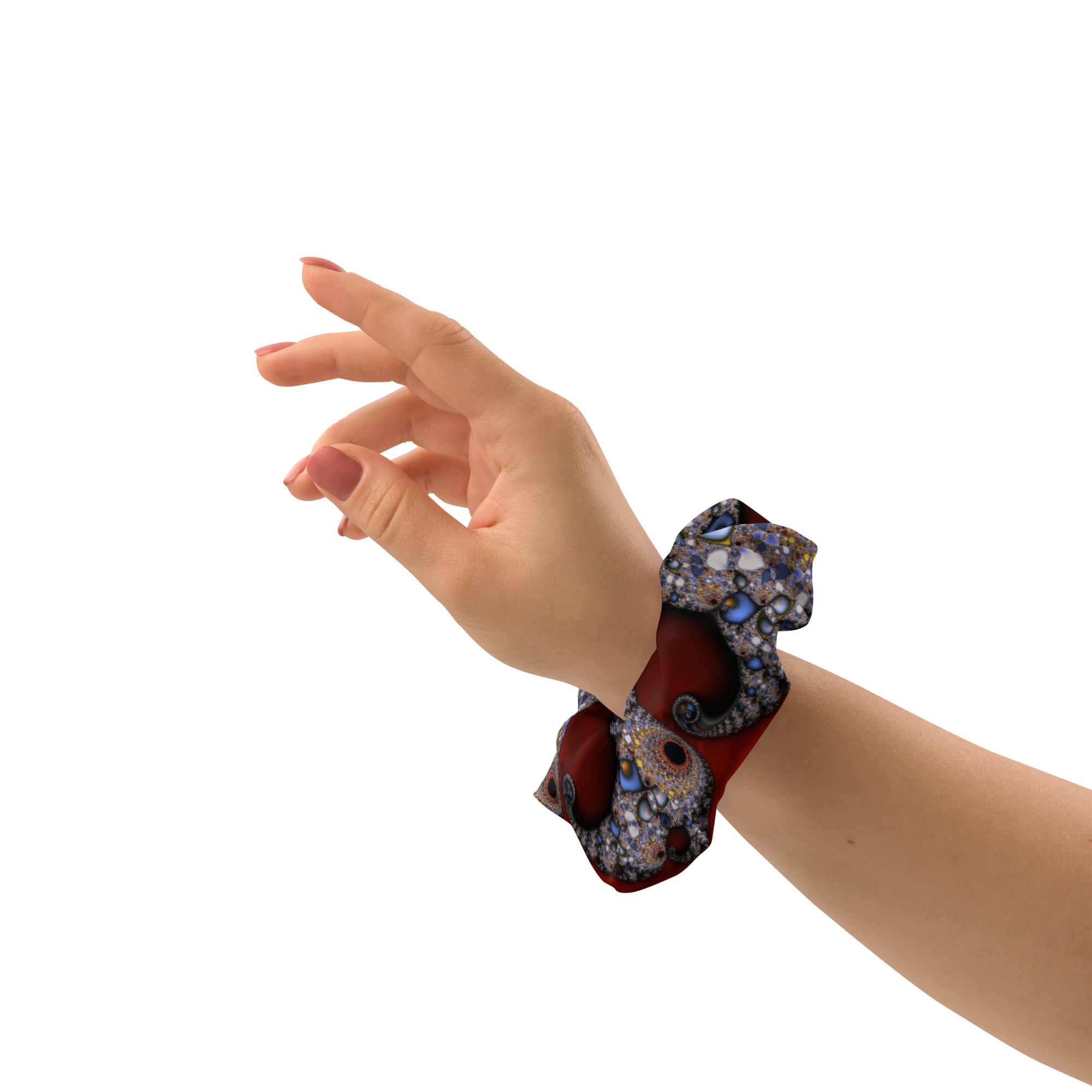 Scrunchie With Fascinating Fractal Design